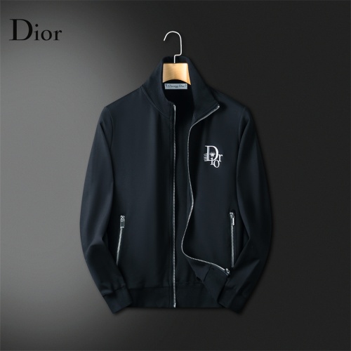 Replica Christian Dior Tracksuits Long Sleeved For Men #1241529 $85.00 USD for Wholesale