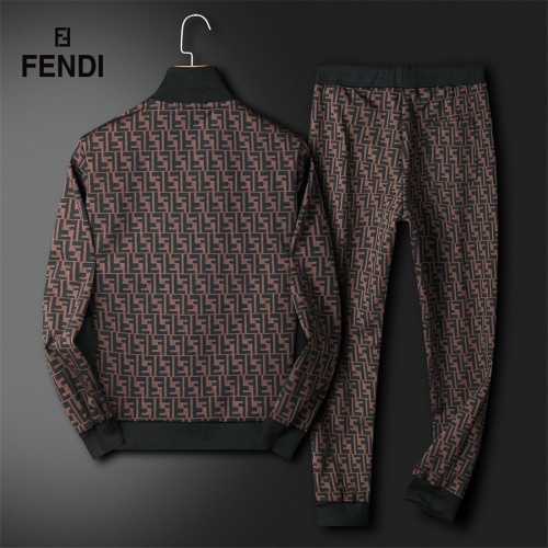 Replica Fendi Tracksuits Long Sleeved For Men #1241531 $85.00 USD for Wholesale