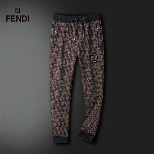 Replica Fendi Tracksuits Long Sleeved For Men #1241531 $85.00 USD for Wholesale