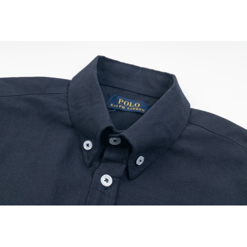 Replica Ralph Lauren Polo Shirts Long Sleeved For Men #1241536 $45.00 USD for Wholesale