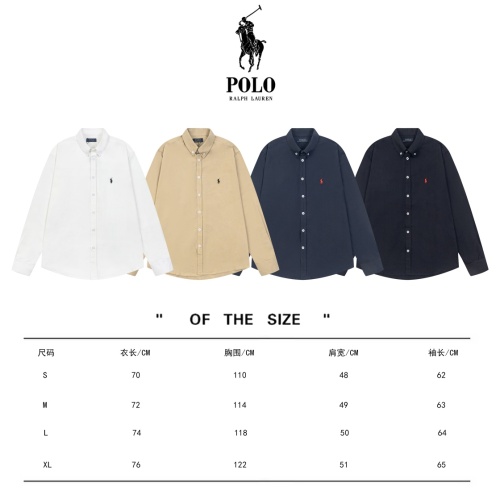 Replica Ralph Lauren Polo Shirts Long Sleeved For Men #1241537 $45.00 USD for Wholesale