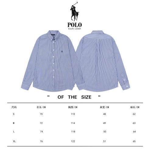 Replica Ralph Lauren Polo Shirts Long Sleeved For Men #1241538 $48.00 USD for Wholesale