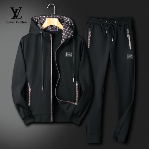 Louis Vuitton LV Tracksuits Long Sleeved For Men #1241539 $85.00 USD, Wholesale Replica Louis Vuitton LV Tracksuits