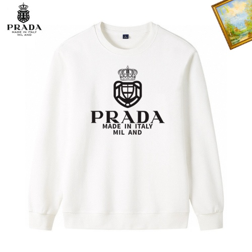 Prada Hoodies Long Sleeved For Men #1241544 $40.00 USD, Wholesale Replica Prada Hoodies