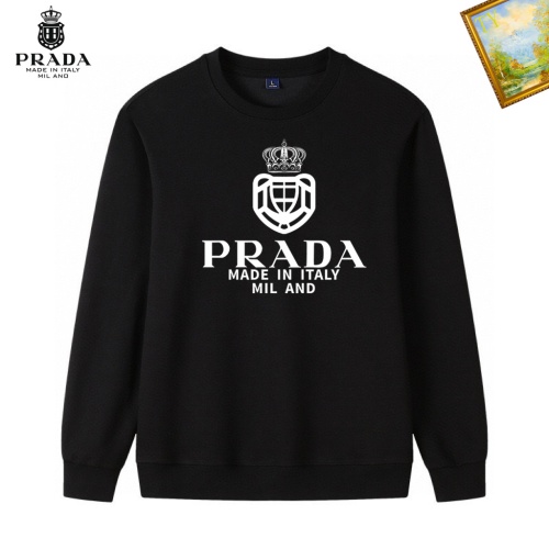 Prada Hoodies Long Sleeved For Men #1241545 $40.00 USD, Wholesale Replica Prada Hoodies