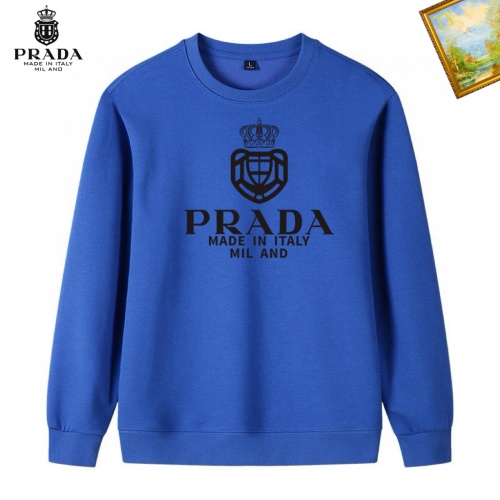 Prada Hoodies Long Sleeved For Men #1241546 $40.00 USD, Wholesale Replica Prada Hoodies