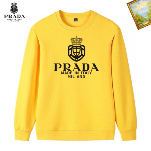 Prada Hoodies Long Sleeved For Men #1241548 $40.00 USD, Wholesale Replica Prada Hoodies