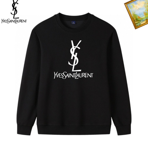 Yves Saint Laurent YSL Hoodies Long Sleeved For Men #1241555 $40.00 USD, Wholesale Replica Yves Saint Laurent YSL Hoodies