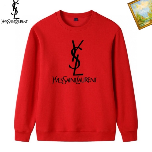 Yves Saint Laurent YSL Hoodies Long Sleeved For Men #1241557 $40.00 USD, Wholesale Replica Yves Saint Laurent YSL Hoodies