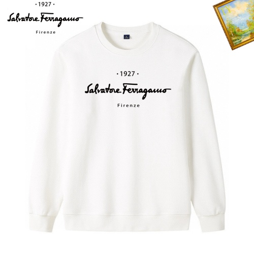 Salvatore Ferragamo Hoodies Long Sleeved For Men #1241571 $40.00 USD, Wholesale Replica Salvatore Ferragamo Hoodies