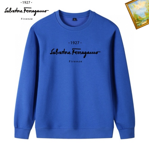 Salvatore Ferragamo Hoodies Long Sleeved For Men #1241573 $40.00 USD, Wholesale Replica Salvatore Ferragamo Hoodies