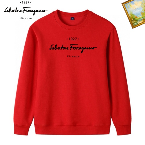 Salvatore Ferragamo Hoodies Long Sleeved For Men #1241574 $40.00 USD, Wholesale Replica Salvatore Ferragamo Hoodies