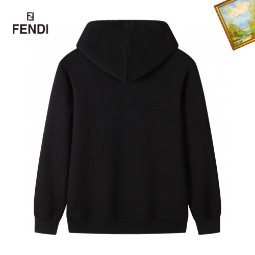 Replica Fendi Hoodies Long Sleeved For Men #1241643 $40.00 USD for Wholesale