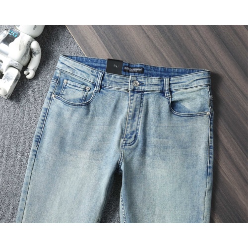 Replica Dolce & Gabbana D&G Jeans For Men #1241707 $45.00 USD for Wholesale