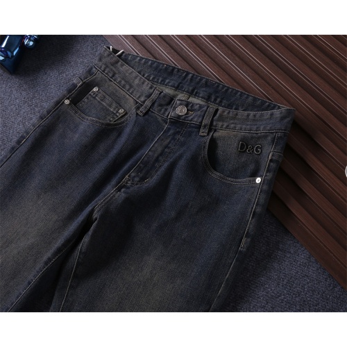 Replica Dolce & Gabbana D&G Jeans For Men #1241708 $45.00 USD for Wholesale