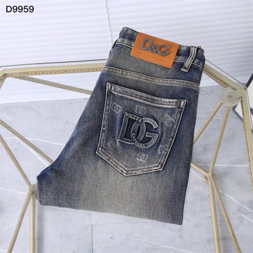 Dolce &amp; Gabbana D&amp;G Jeans For Men #1241709 $45.00 USD, Wholesale Replica Dolce &amp; Gabbana D&amp;G Jeans