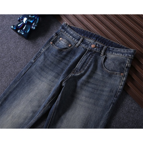 Replica Moncler Jeans For Men #1241715 $45.00 USD for Wholesale