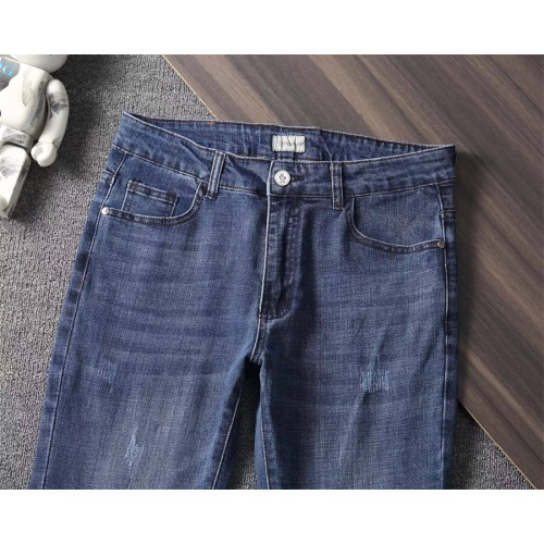 Replica Moncler Jeans For Men #1241717 $45.00 USD for Wholesale