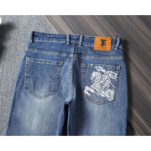 Replica Burberry Jeans For Men #1241743 $45.00 USD for Wholesale