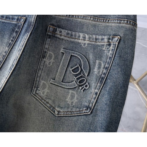 Replica Christian Dior Jeans For Men #1241844 $45.00 USD for Wholesale