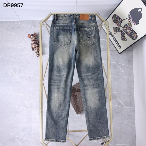 Replica Christian Dior Jeans For Men #1241844 $45.00 USD for Wholesale