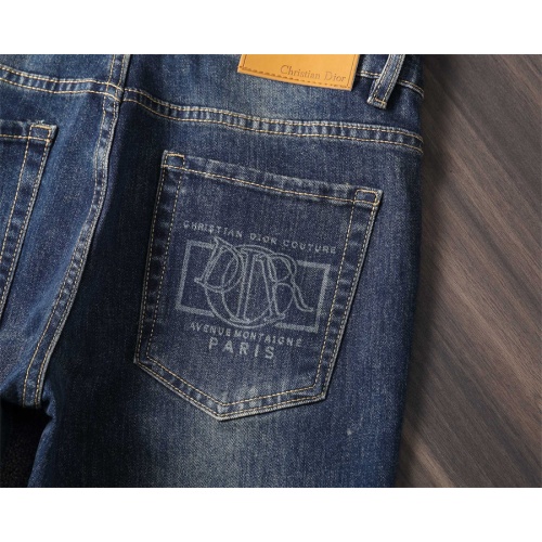 Replica Christian Dior Jeans For Men #1241845 $45.00 USD for Wholesale