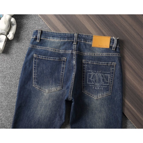 Replica Christian Dior Jeans For Men #1241845 $45.00 USD for Wholesale