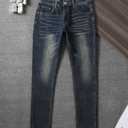 Replica Christian Dior Jeans For Men #1241846 $45.00 USD for Wholesale