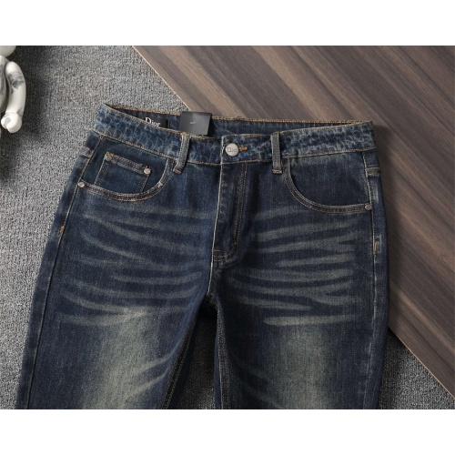 Replica Christian Dior Jeans For Men #1241846 $45.00 USD for Wholesale