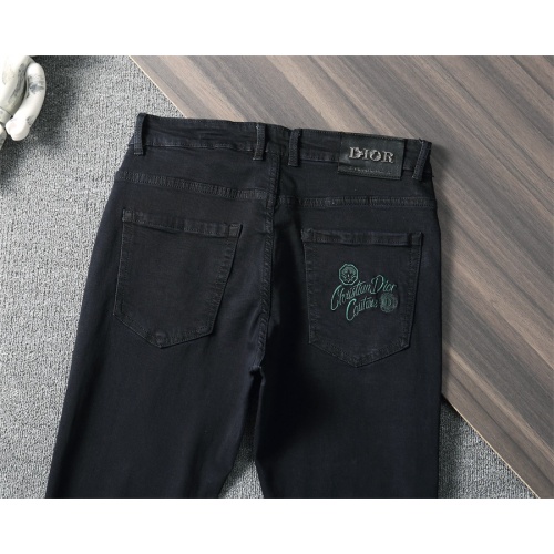 Replica Christian Dior Jeans For Men #1241847 $45.00 USD for Wholesale