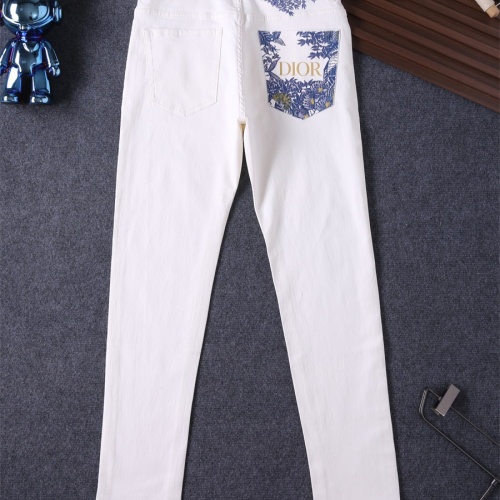 Replica Christian Dior Jeans For Men #1241849 $45.00 USD for Wholesale