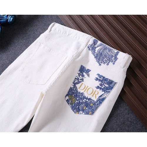 Replica Christian Dior Jeans For Men #1241849 $45.00 USD for Wholesale