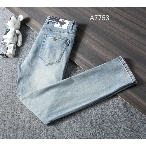 Replica Armani Jeans For Men #1241854 $45.00 USD for Wholesale