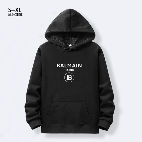 Balmain Hoodies Long Sleeved For Men #1241866 $40.00 USD, Wholesale Replica Balmain Hoodies