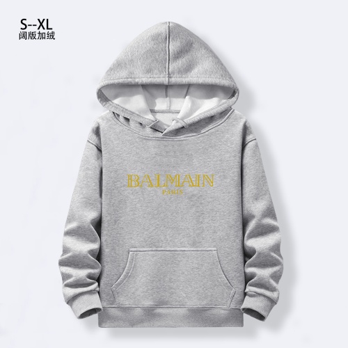 Balmain Hoodies Long Sleeved For Men #1241867 $40.00 USD, Wholesale Replica Balmain Hoodies