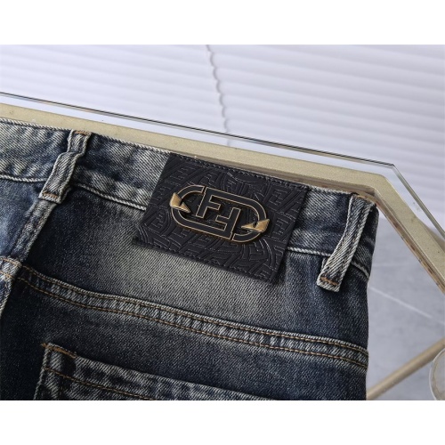 Replica Fendi Jeans For Men #1241881 $45.00 USD for Wholesale