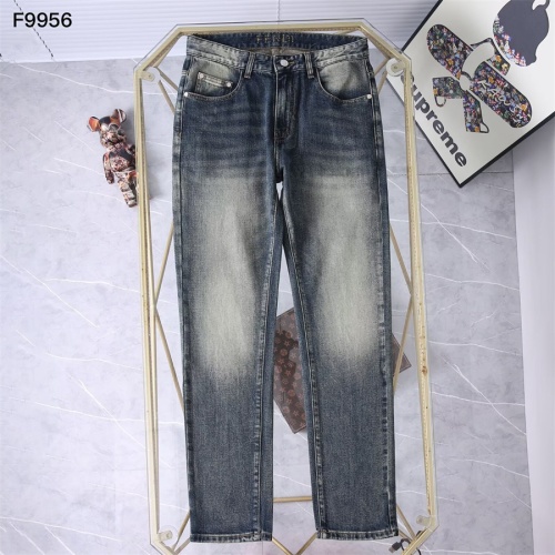 Replica Fendi Jeans For Men #1241881 $45.00 USD for Wholesale