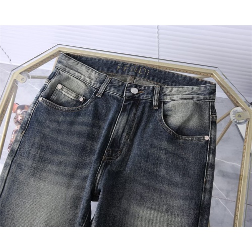 Replica Fendi Jeans For Men #1241881 $45.00 USD for Wholesale