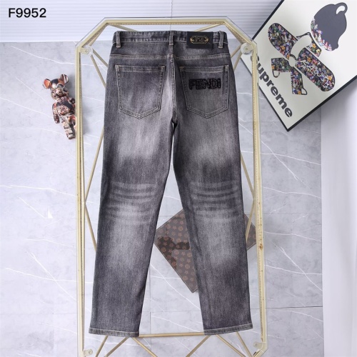 Replica Fendi Jeans For Men #1241882 $45.00 USD for Wholesale