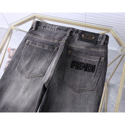 Replica Fendi Jeans For Men #1241882 $45.00 USD for Wholesale