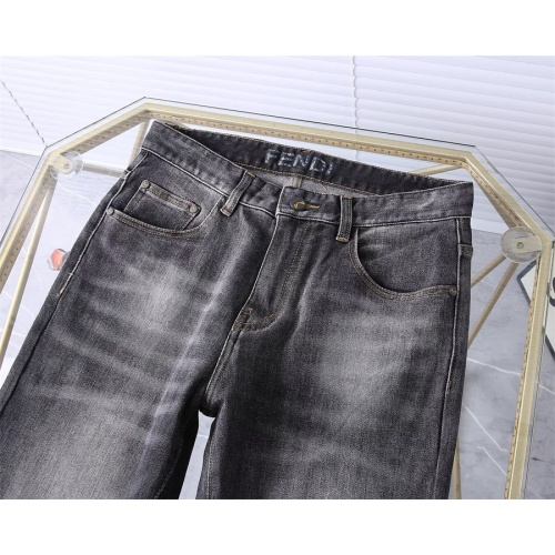 Replica Fendi Jeans For Men #1241882 $45.00 USD for Wholesale