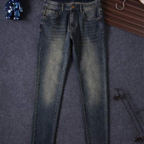 Replica Louis Vuitton LV Jeans For Men #1241883 $45.00 USD for Wholesale