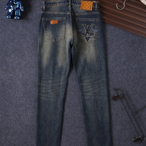 Replica Louis Vuitton LV Jeans For Men #1241883 $45.00 USD for Wholesale