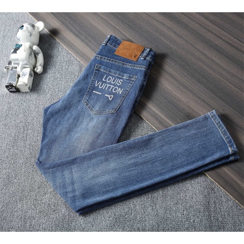 Replica Louis Vuitton LV Jeans For Men #1241884 $45.00 USD for Wholesale