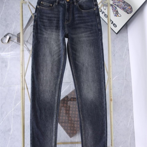 Replica Louis Vuitton LV Jeans For Men #1241886 $45.00 USD for Wholesale