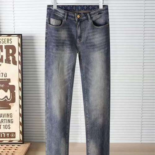 Replica Louis Vuitton LV Jeans For Men #1241887 $45.00 USD for Wholesale