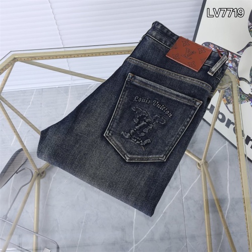 Louis Vuitton LV Jeans For Men #1241889 $45.00 USD, Wholesale Replica Louis Vuitton LV Jeans