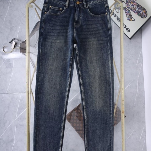 Replica Louis Vuitton LV Jeans For Men #1241889 $45.00 USD for Wholesale