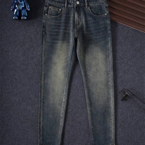 Replica Gucci Jeans For Men #1241893 $45.00 USD for Wholesale