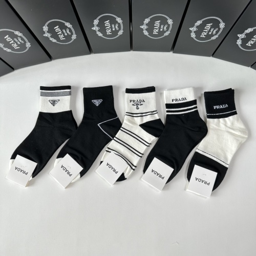 Replica Prada Socks #1241983 $27.00 USD for Wholesale